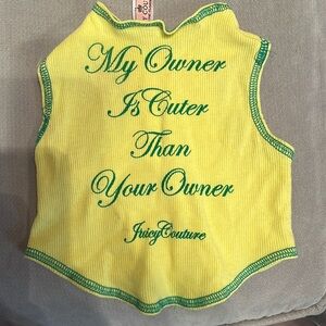 For Lili, Juicy Couture Vintage Y2K dog tank top M